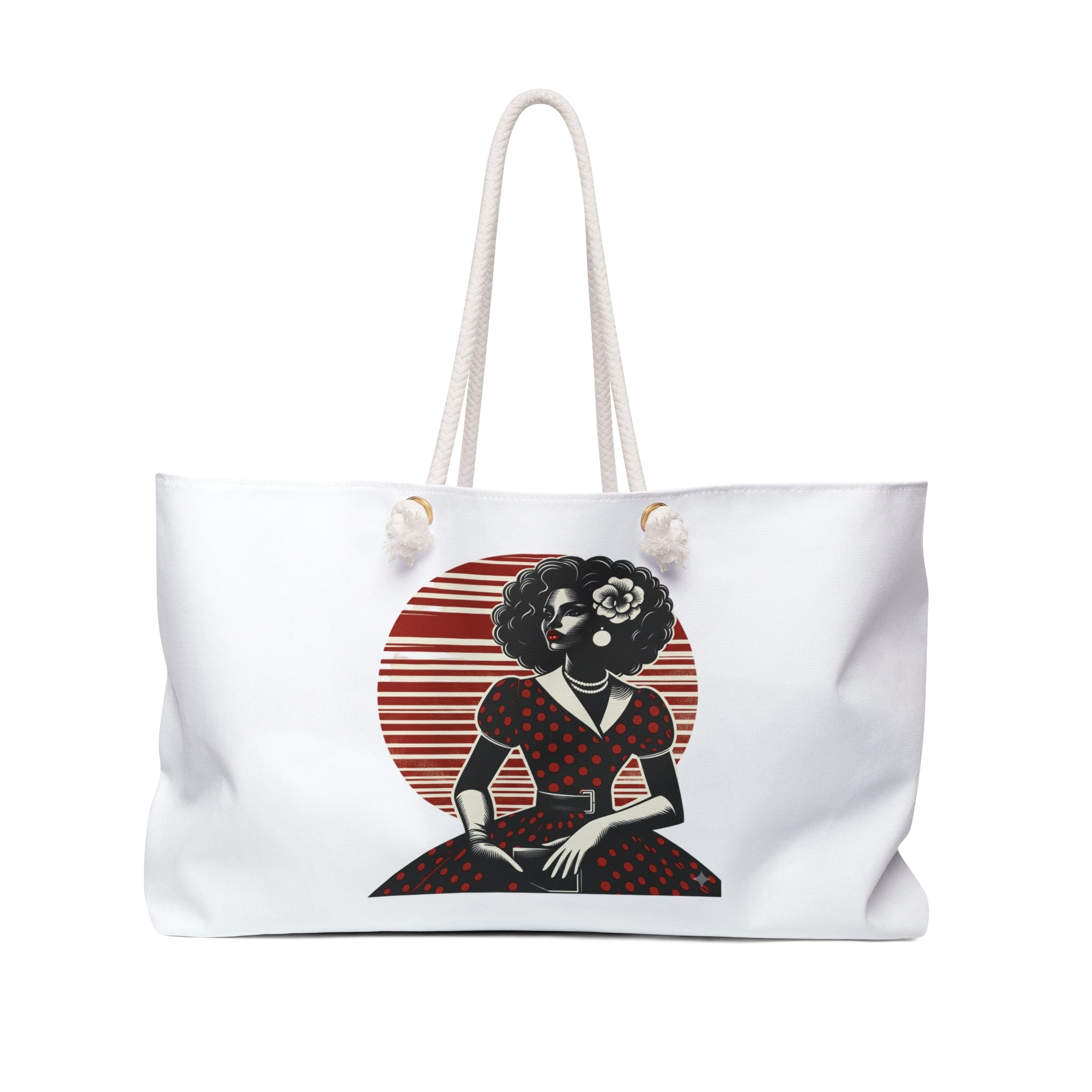 Weekender Bag — "Skin Like Dusk" Tribute to Black Women (Magnolia Accent)