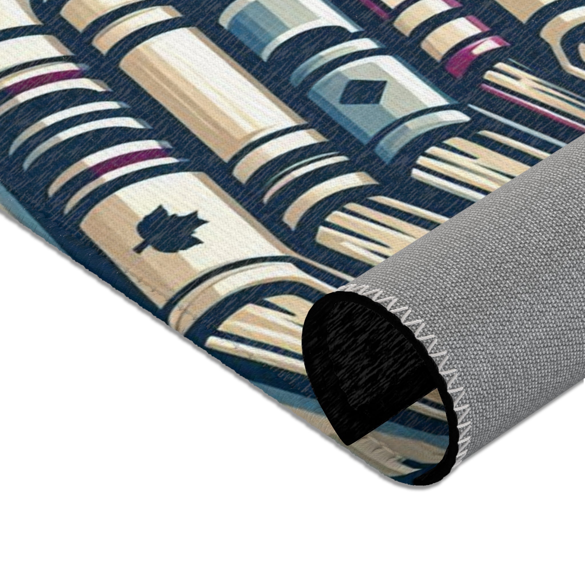 Literature and Libations -- Book Lovers Accent Rug