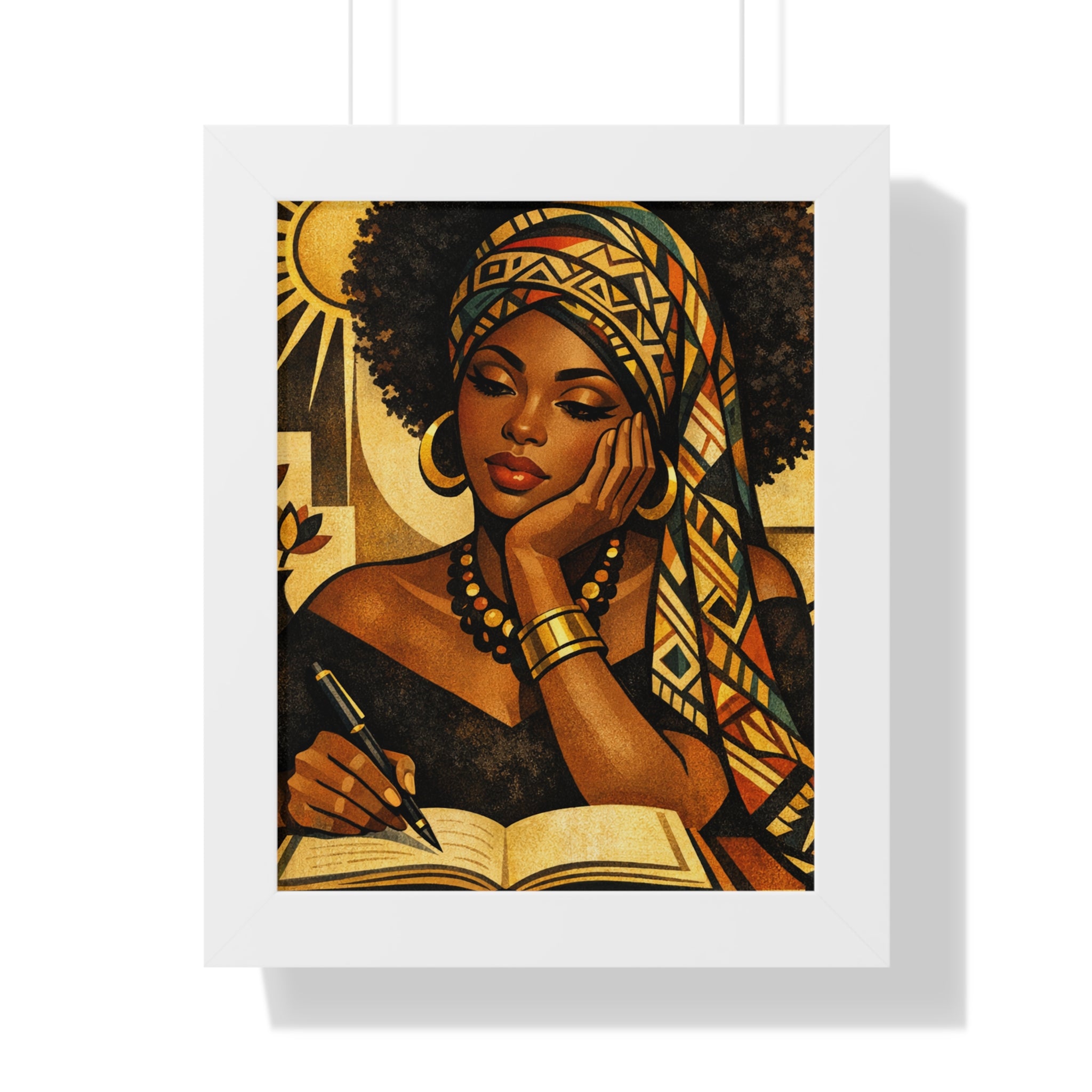 Morning Pages Framed Poster