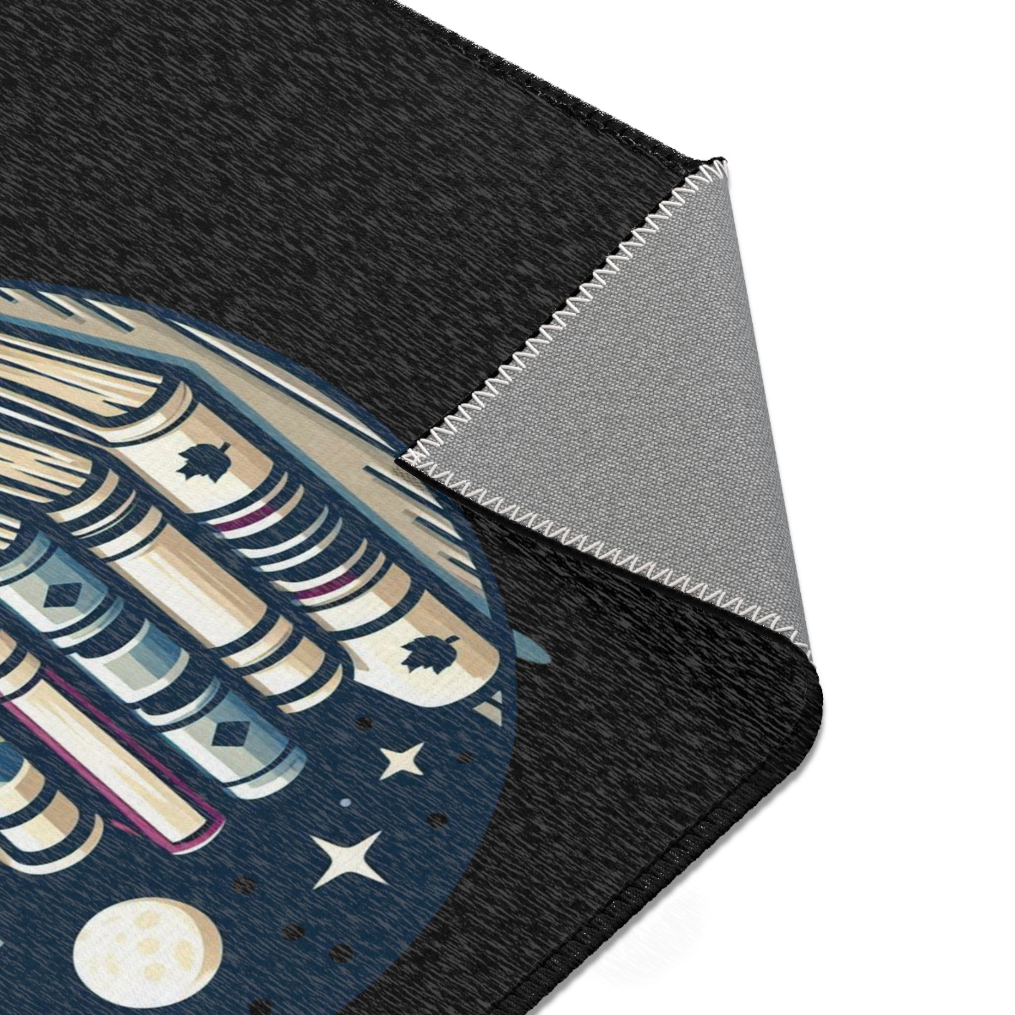 Literature and Libations -- Book Lovers Accent Rug