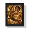 Wine and Prose Framed Wall Poster