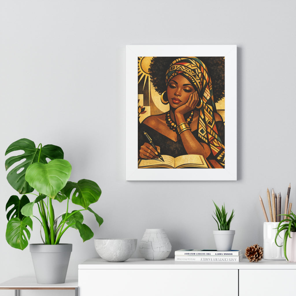 Morning Pages Framed Poster