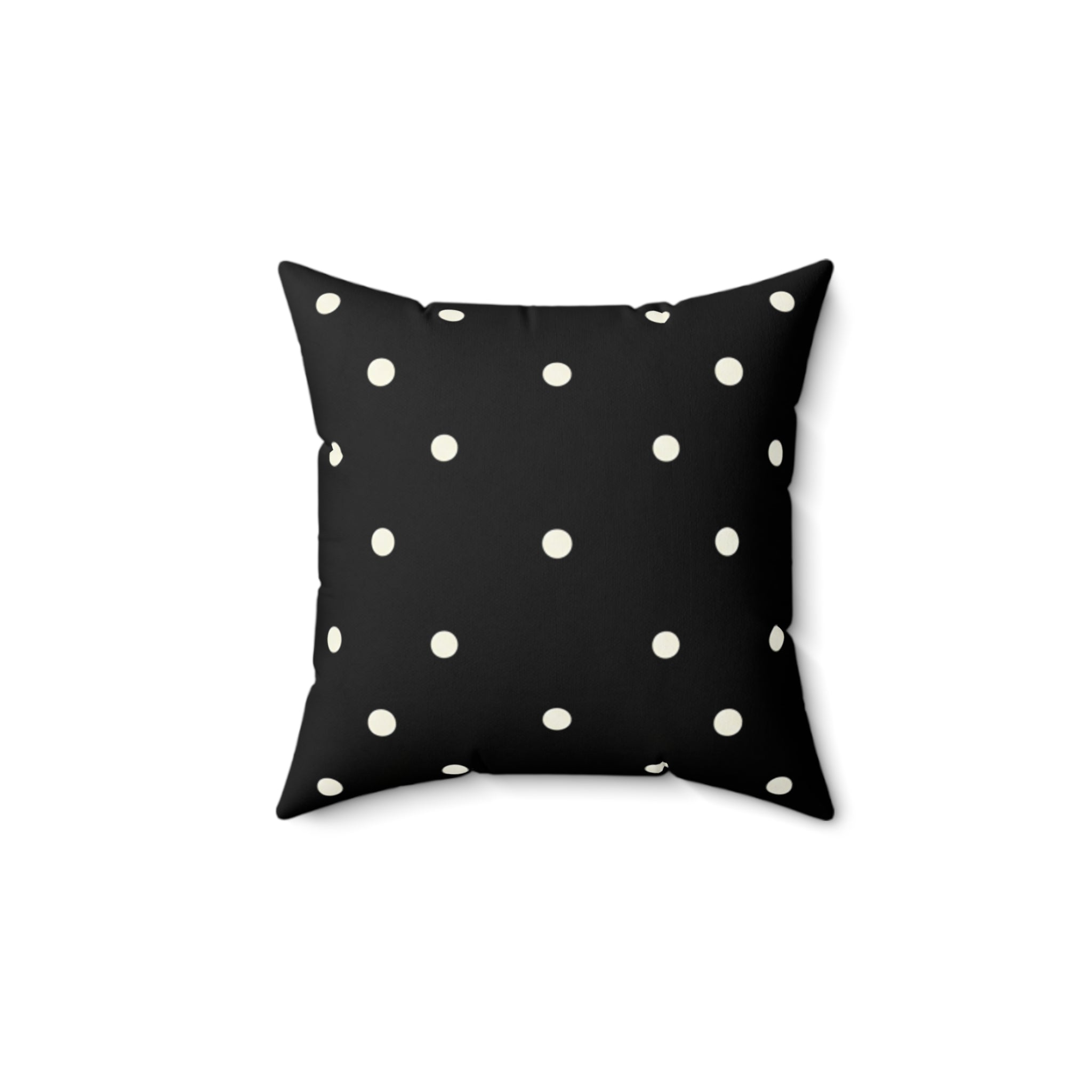 Vintage Black Glam Square Pillow